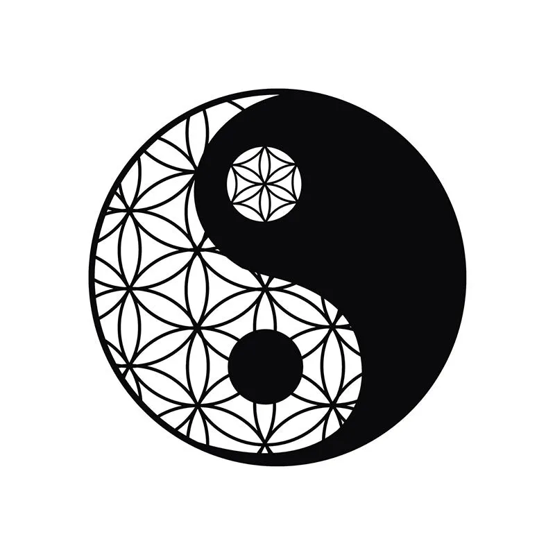 Yin Yang Black Iron Wall Accent media 3