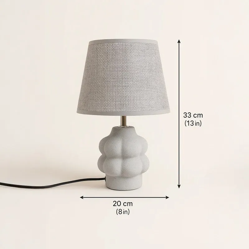 Sorellian Cotton Table Lamp - Grey media 7