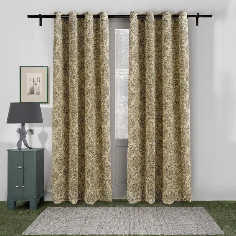 Swayam Noor Ethnic Curtain - Set Of Two media 1