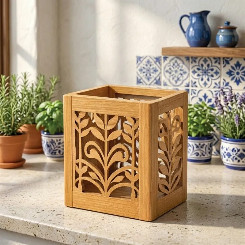 Table Nest MDF Rustic Cutlery Stand media 7