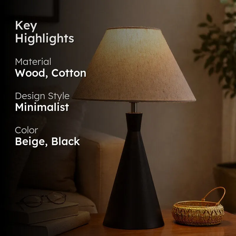 SolidMuse Metal Table Lamp - Beige media 2