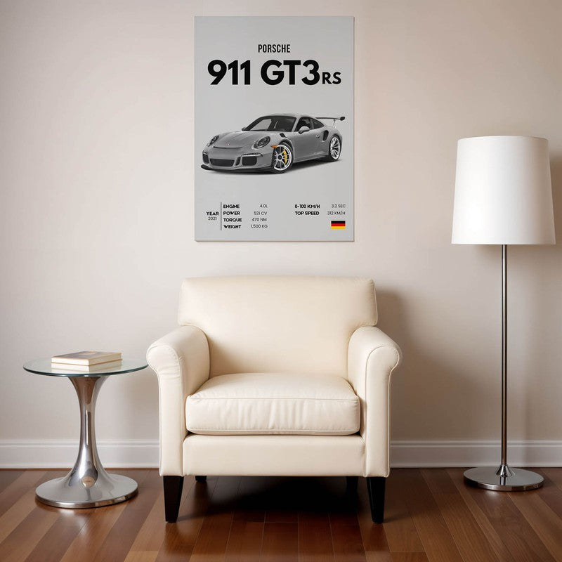 Porsche Precision Wall Poster