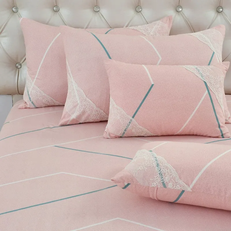 Pink Cross Bedding Set - Five Piece Set media 3