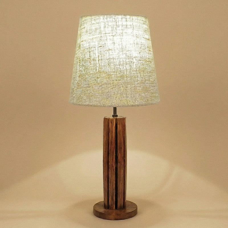Neutral Nest Wooden Table Lamp media 6