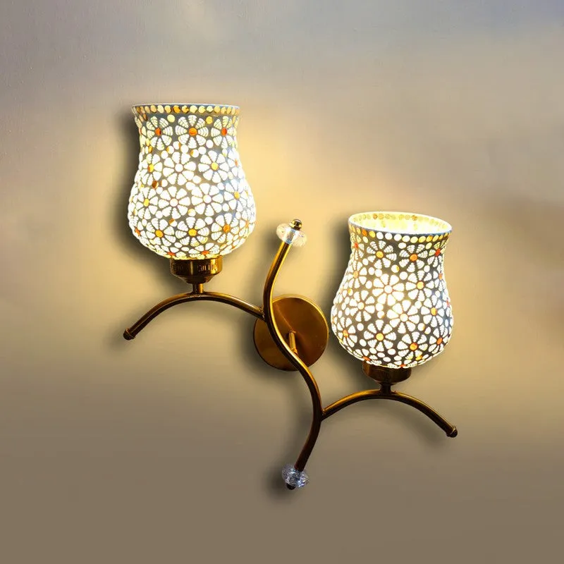 Aurelia Glow Twin Glass Wall Lamp - Multicolor media 5