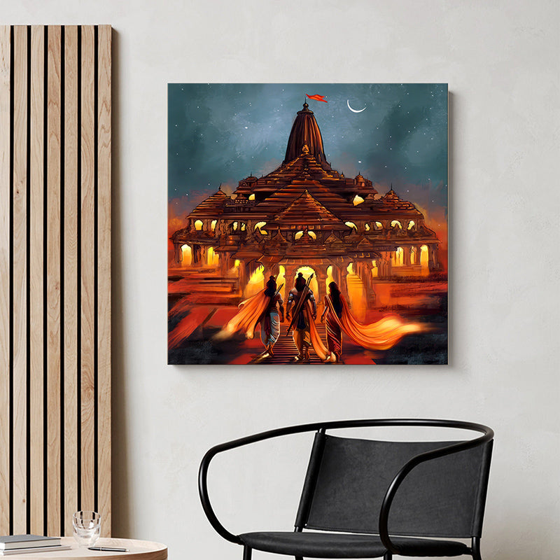 Rama Rajya Vision Wall Painting