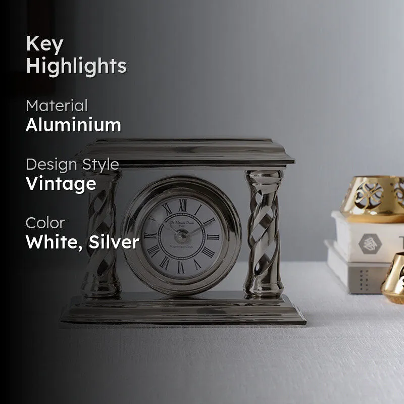 Aegis Table Clock - Silver media 2