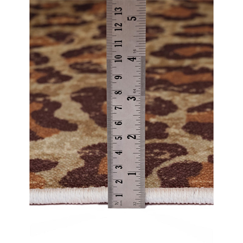 Leoperd Loom Carpet - Light Brown media 8