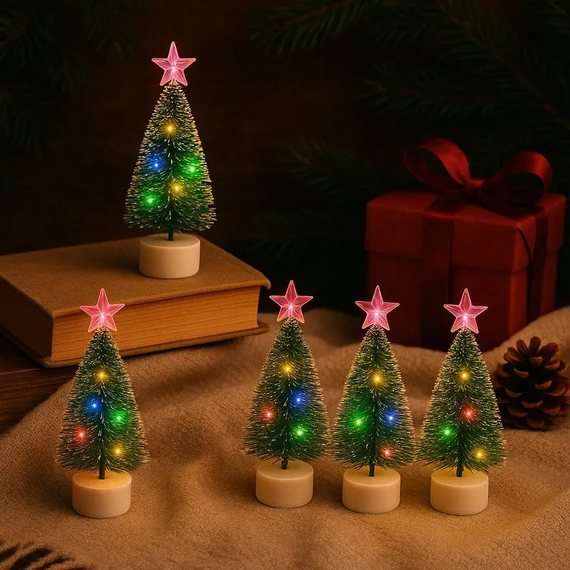Celestial Star Tree Christmas Ornament - Set Of Five media 3