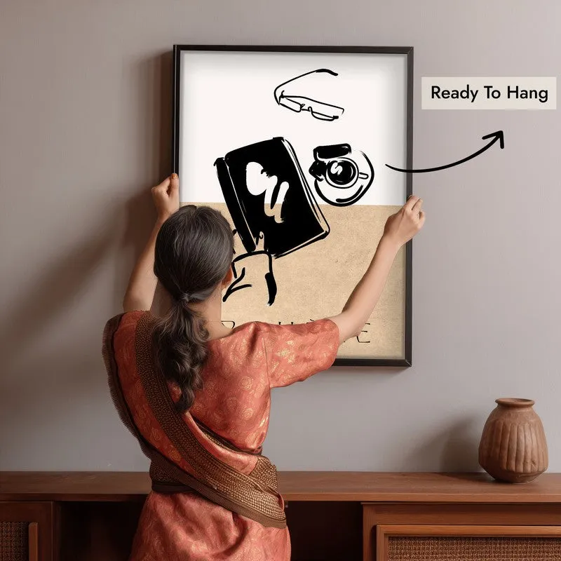 Boheme Ritual Canvas Wall Painting With Black Frame media 6