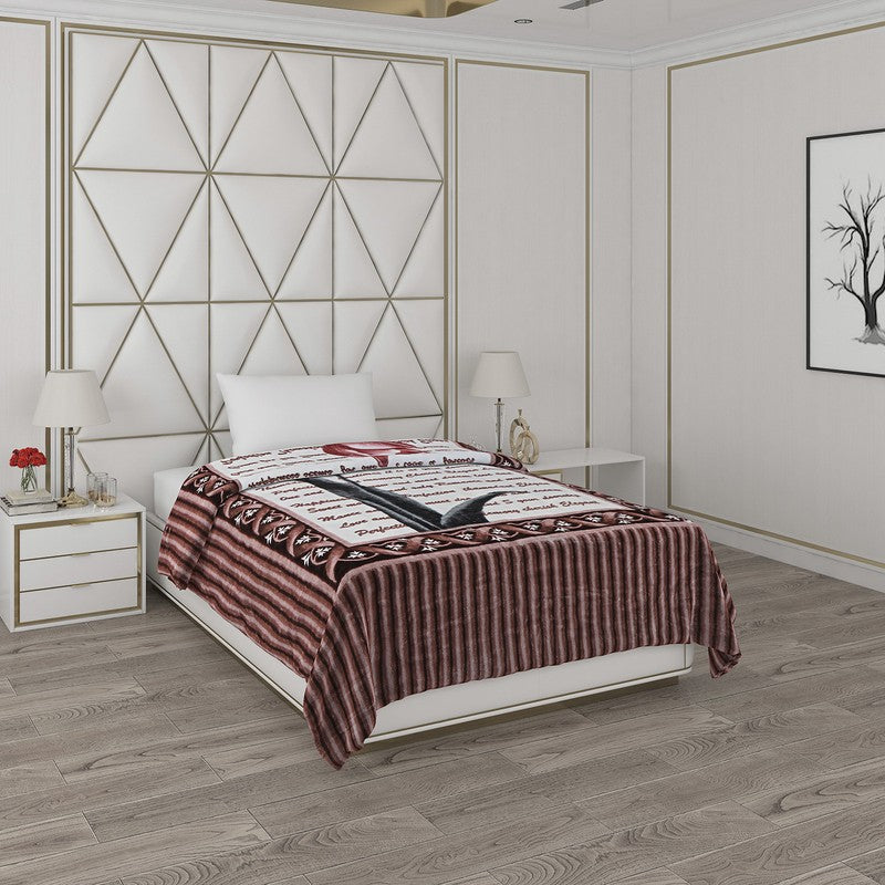 Monte Carlo Elegant Embrace Blanket - 600 GSM - Single