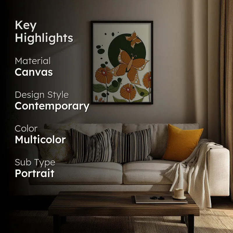 Verdant Visions Archival Canvas Wall Art - Black Frame media 2
