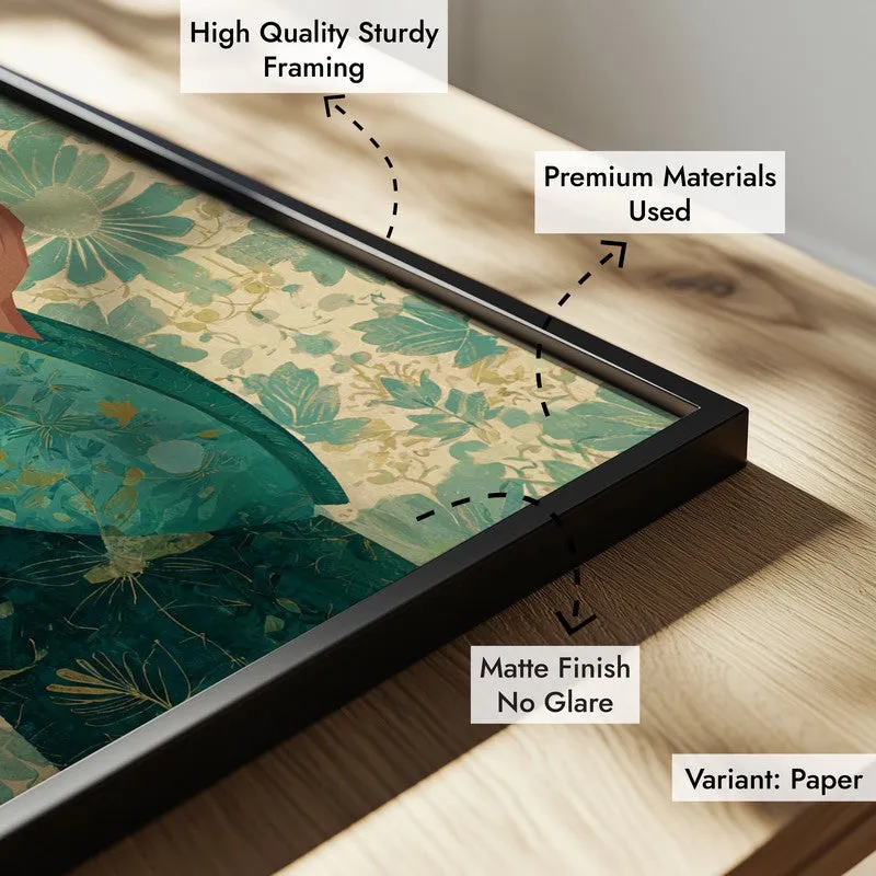 Meadowelle Canvas Wall Painting - Black Frame media 6