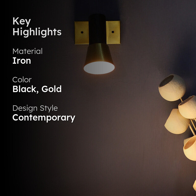 Luma Iron Wall Lamp media 2