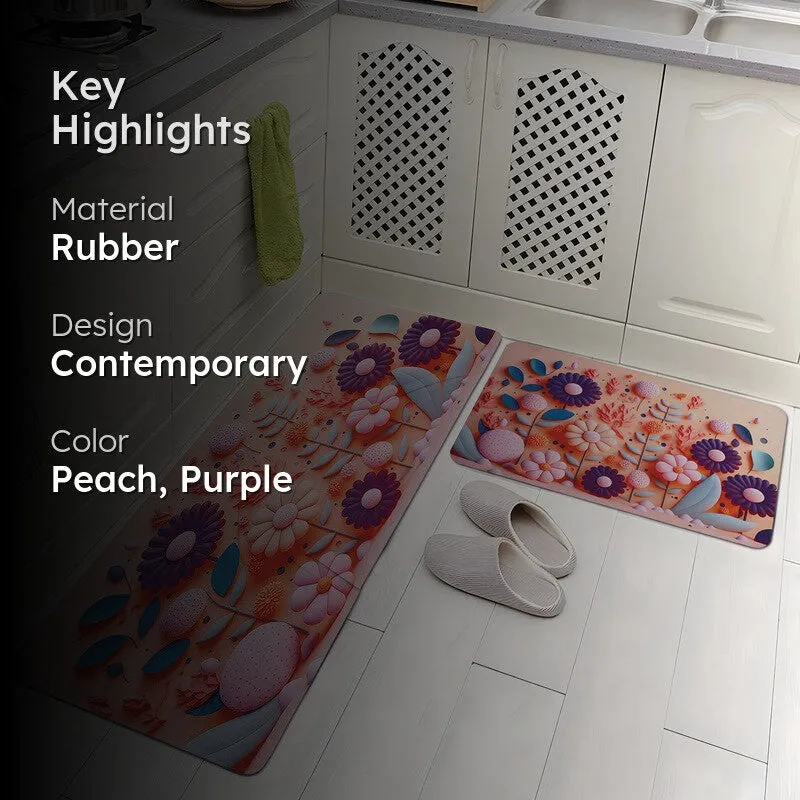 Hydora Rubber Kitchen Floor Mats - Set of Two media 2