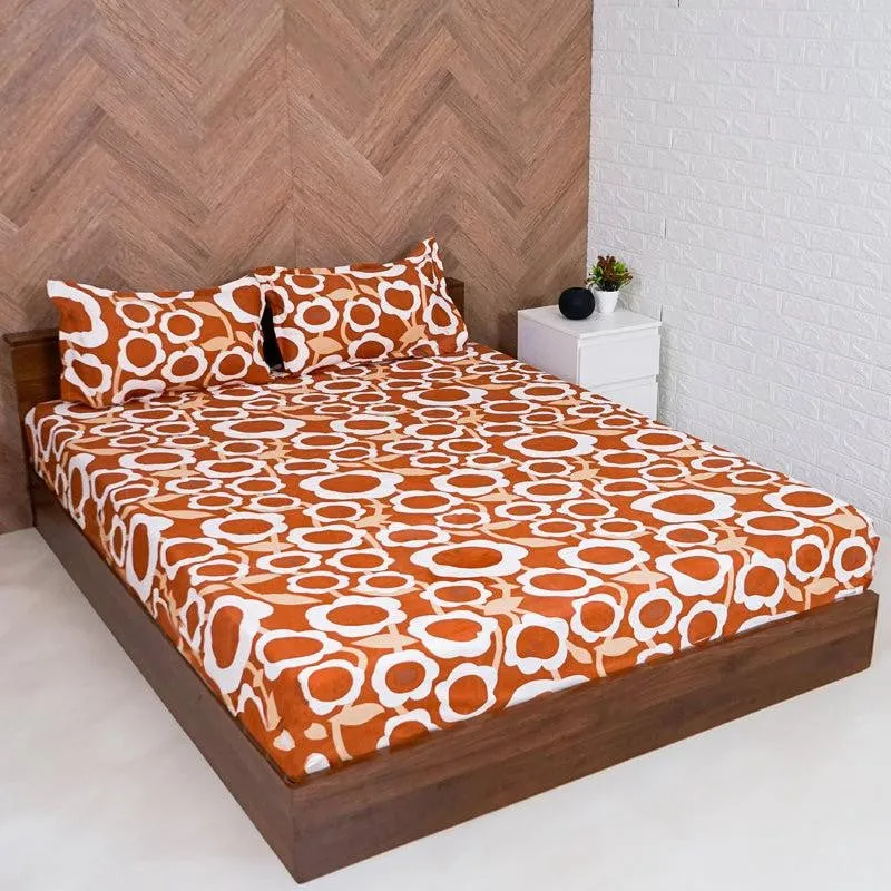 Hallow Flora Microfiber Bedsheet - 140 GSM media 1