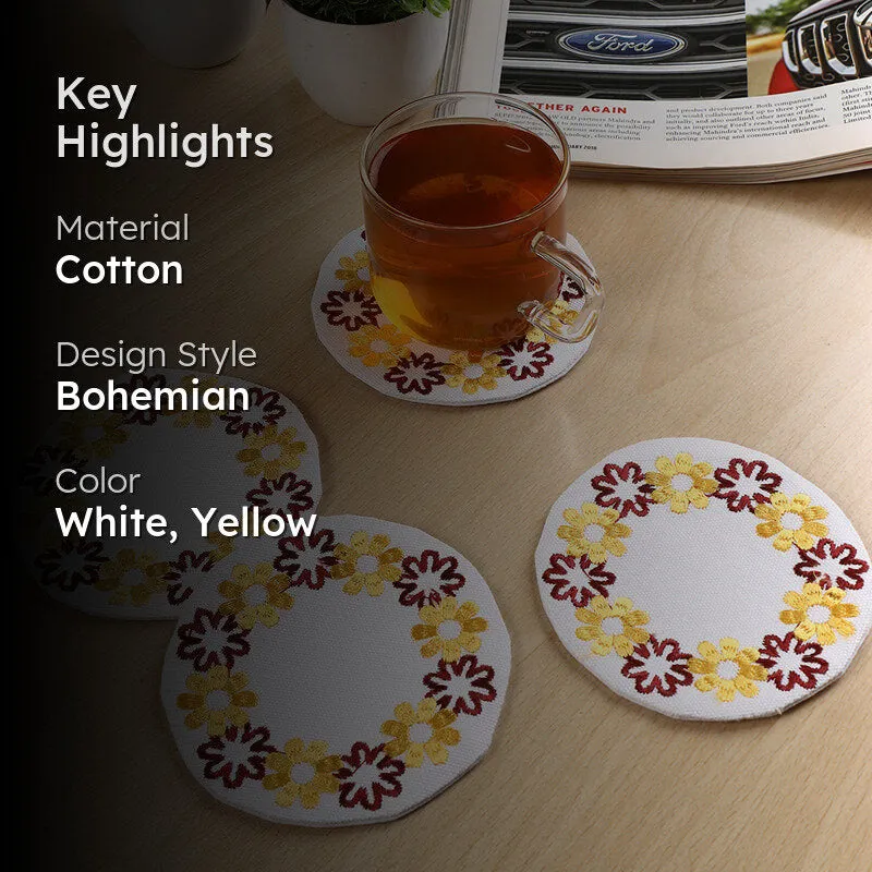 Flora Fringe I Coaster - Set Of Four media 2