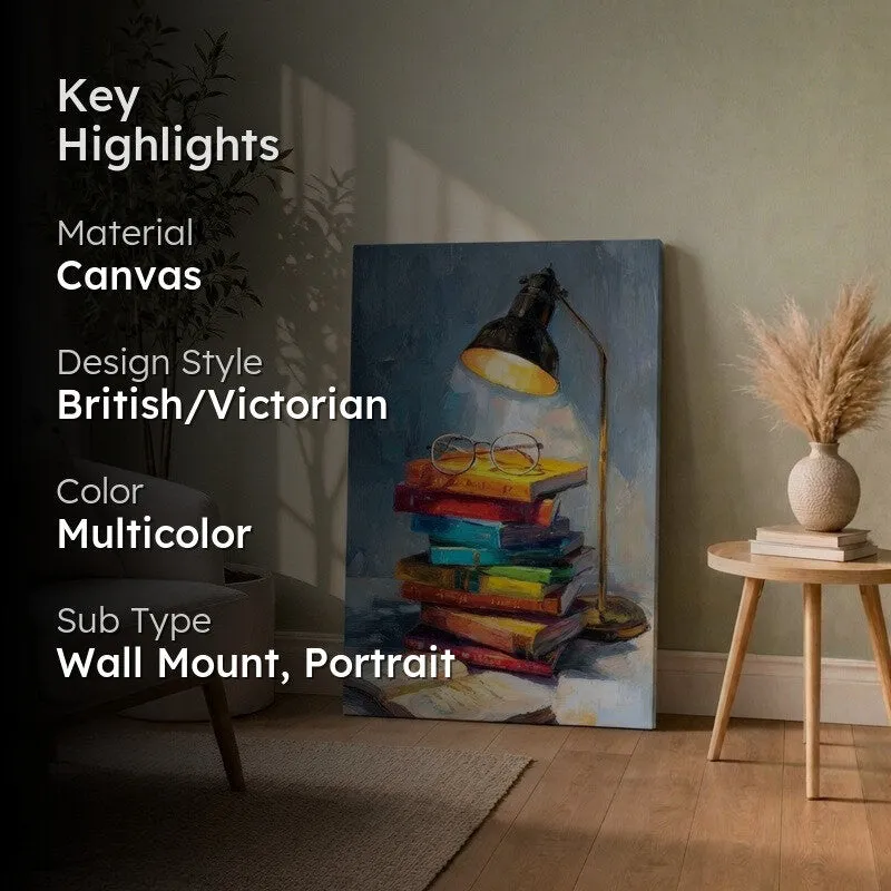 Cozy Reading Nook Canvas Wall Art media 2