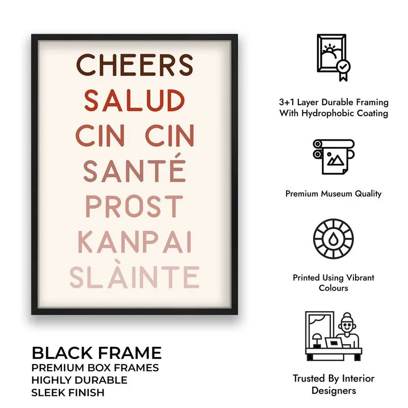 Caf Calligraphy Archival Canvas Wall Art - Black media 9