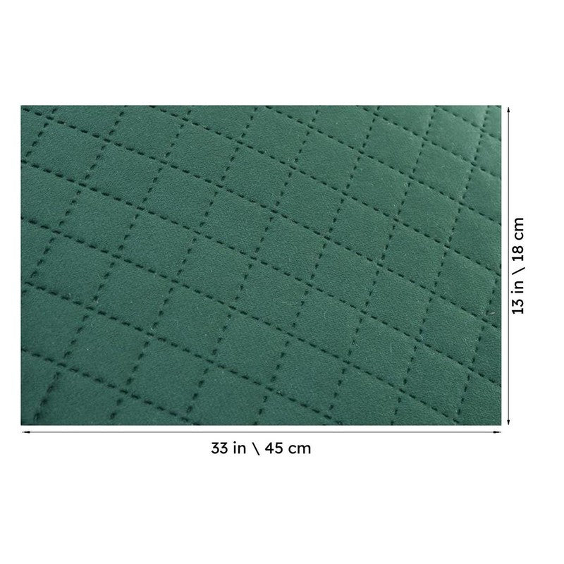 Osric Velvet Quilted Placemat (Bottle Green) - Set Of Six media 8
