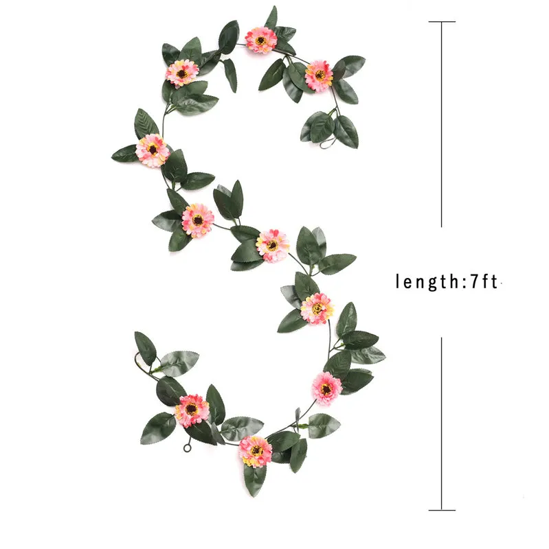 Fiora Artificial Gerbera Creeper (Two-Tone Pink)  Set of Two media 7