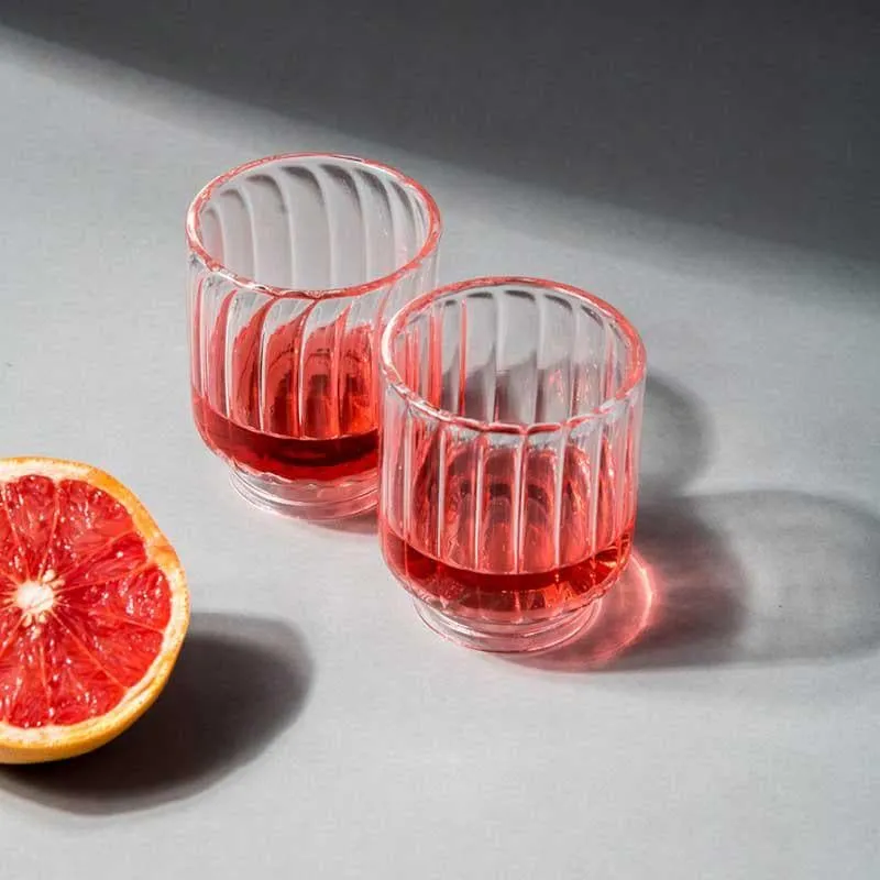 Rosewater Radiance Old Fashioned Whiskey Glasses (240 mL ) - Set Of Four media 4