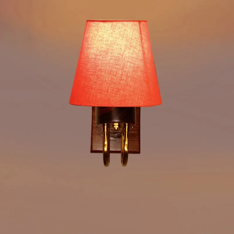 Gilded Arch Decorative Cotton Wall Lamp - Orange media 6
