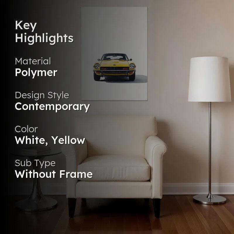 Yellow Racer Wall Poster media 2