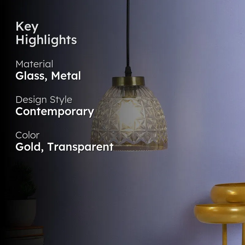 Aurora Glass Ceiling Lamp media 2