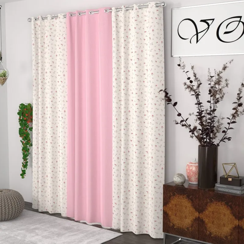 Floral Whisper Glow Curtains - Set of Three media 3
