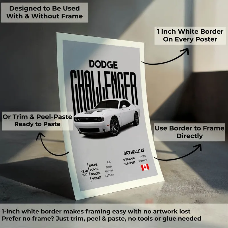 Dodge Challenger Spirit Wall Poster media 7