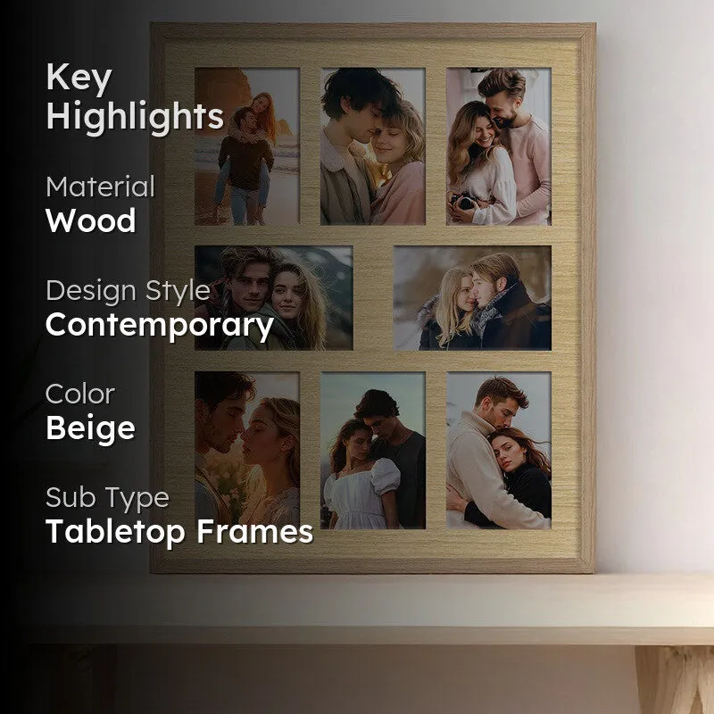 Memoirra Collage Photo Frame - Beige media 2