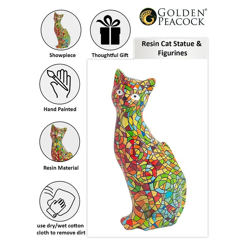 Mosaic Kitten Showpiece - Multicolor media 7