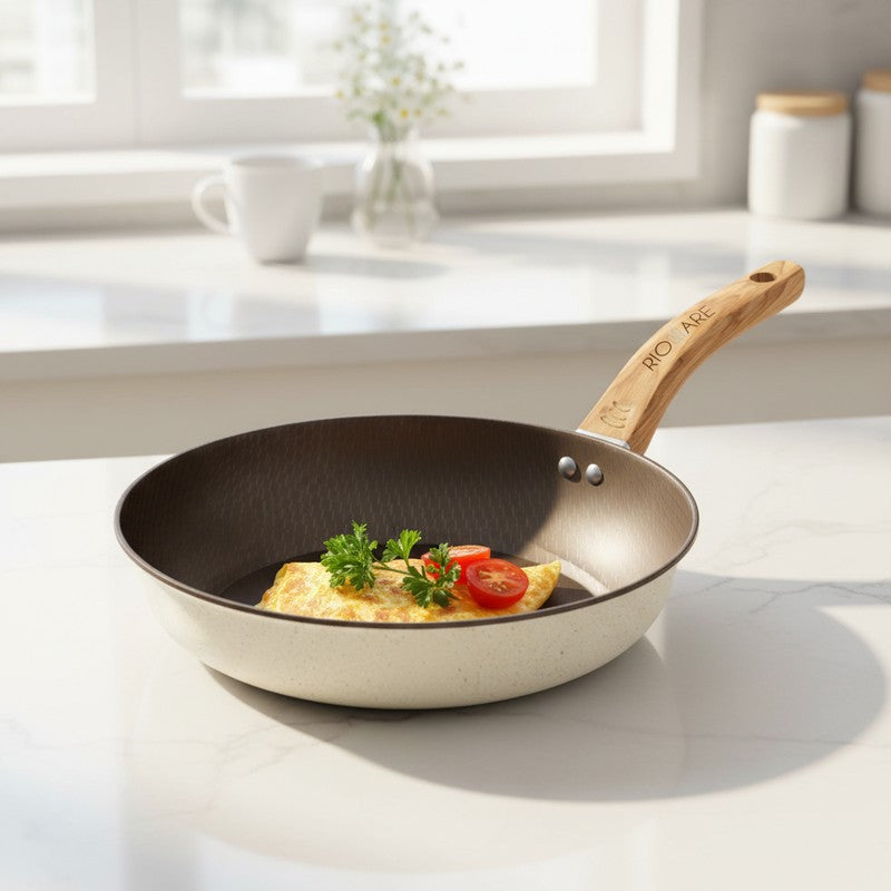 Rioware StoneFlip Non-Stick Cast Aluminium Frying Pan - 1800 ML