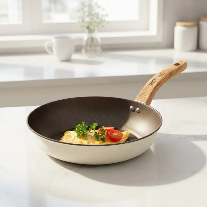 Rioware StoneFlip Non-Stick Cast Aluminium Frying Pan - 1800 ML media 1