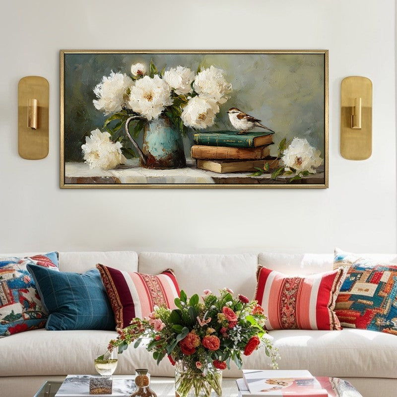 Calm-vibes Canvas Wall Painting With Frame