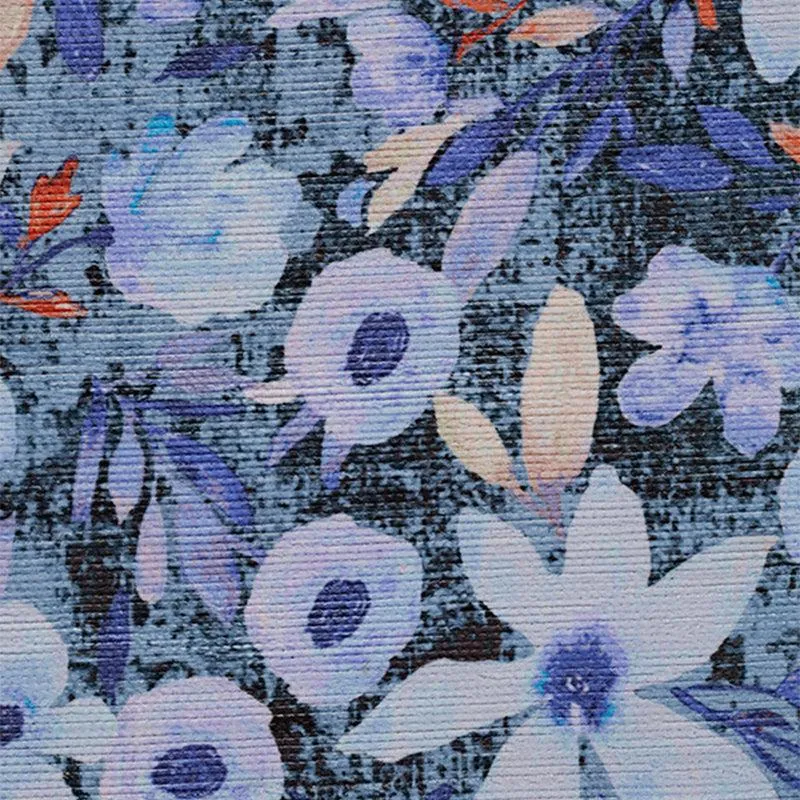 Abigail Floral Carpet - Blue media 4