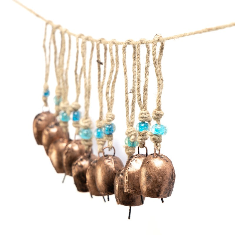 Aura Decorative Hanging Bell (Copper) - Set Of Ten media 4