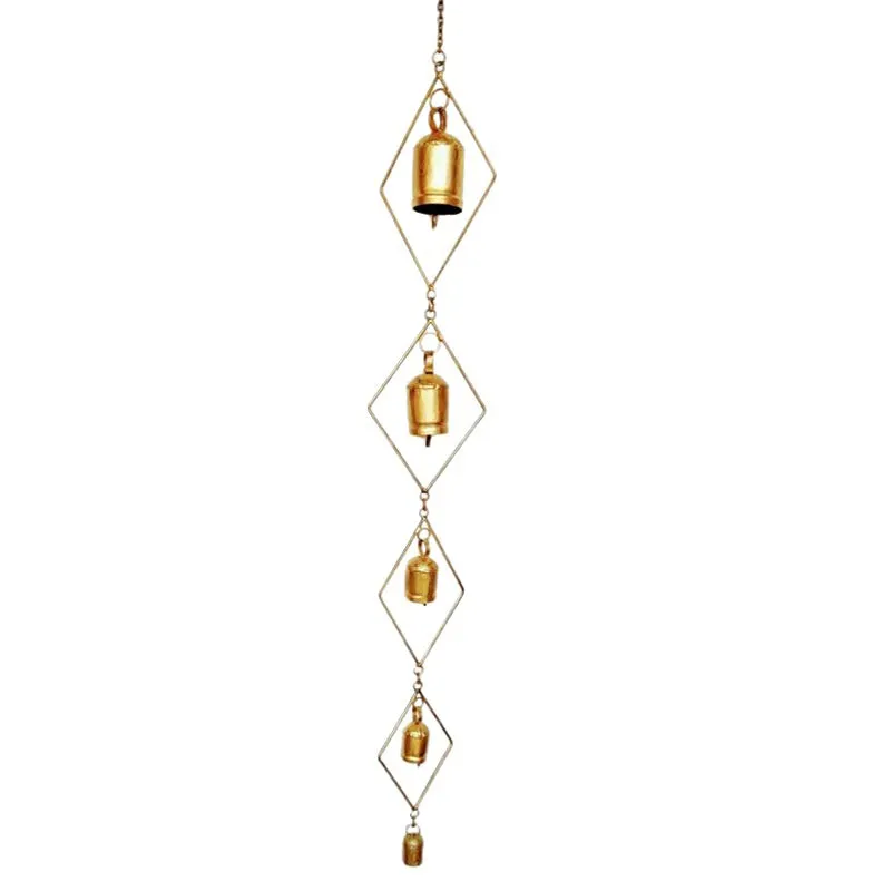 Metal Diamond Bell Windchime media 5
