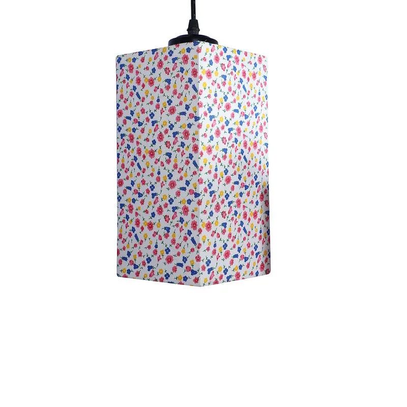 Warm Ivory Triple Metal Ceiling Lamp - Multicolor media 8