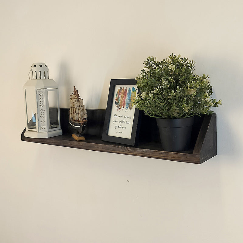 Verdan Wooden Wall Shelf Organiser media 4