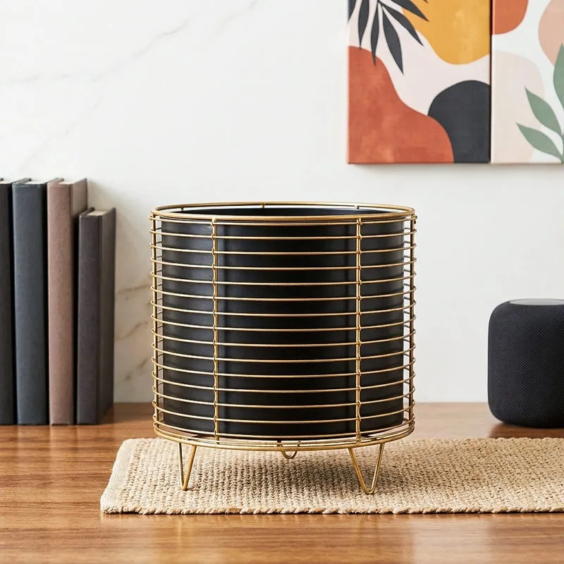 Hilpo Mesh Planter - Black media 1