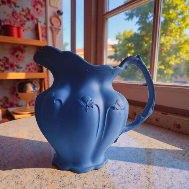 Floral Elegance Vase - Blue media 4