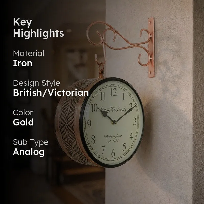 The Now Double Sided Station Clock media 2