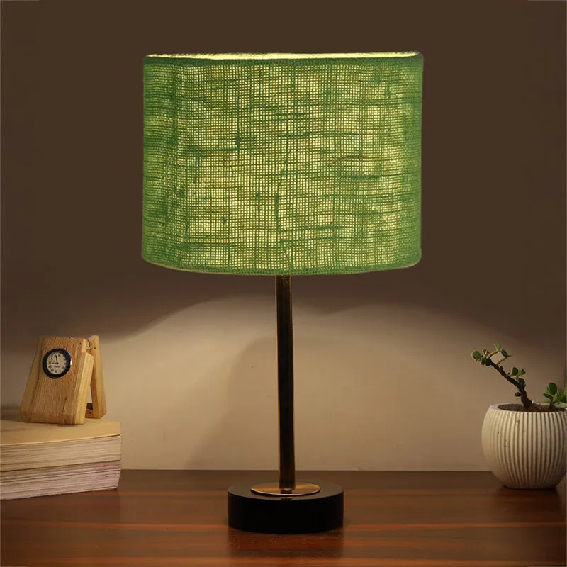 Sienna I Rodin Wooden Table Lamp - Green,Gold,Black media 1