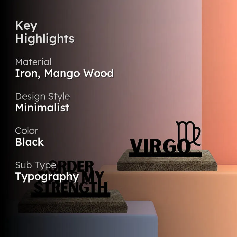 Orderly Virgo Showpiece - Set Of Two media 2
