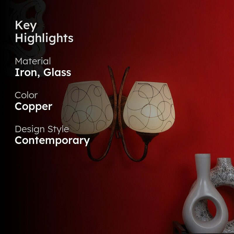 Lhasa Duo Iron Wall Lamp media 2