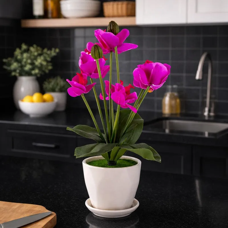 AarviDecor Vivid Bloom Silk Artificial Plants media 4