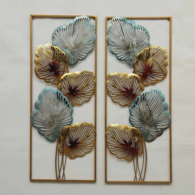Azure Flora Iron Wall Accent - Set Of Two media 5