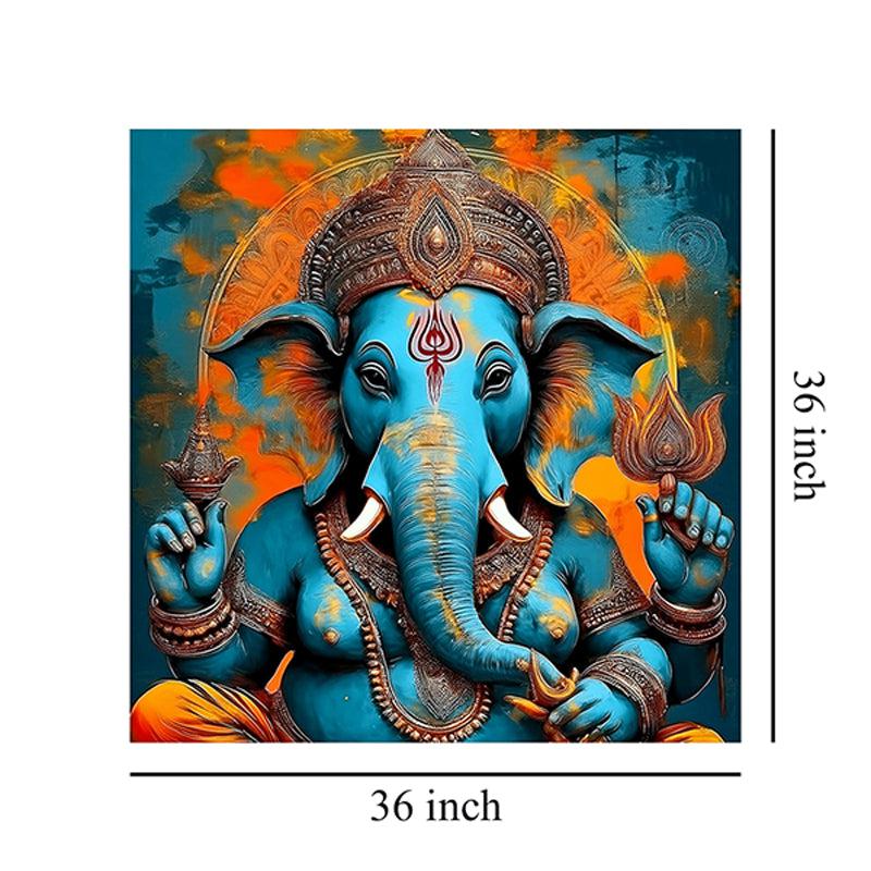Beloved Ganesha Wall Painting media 8